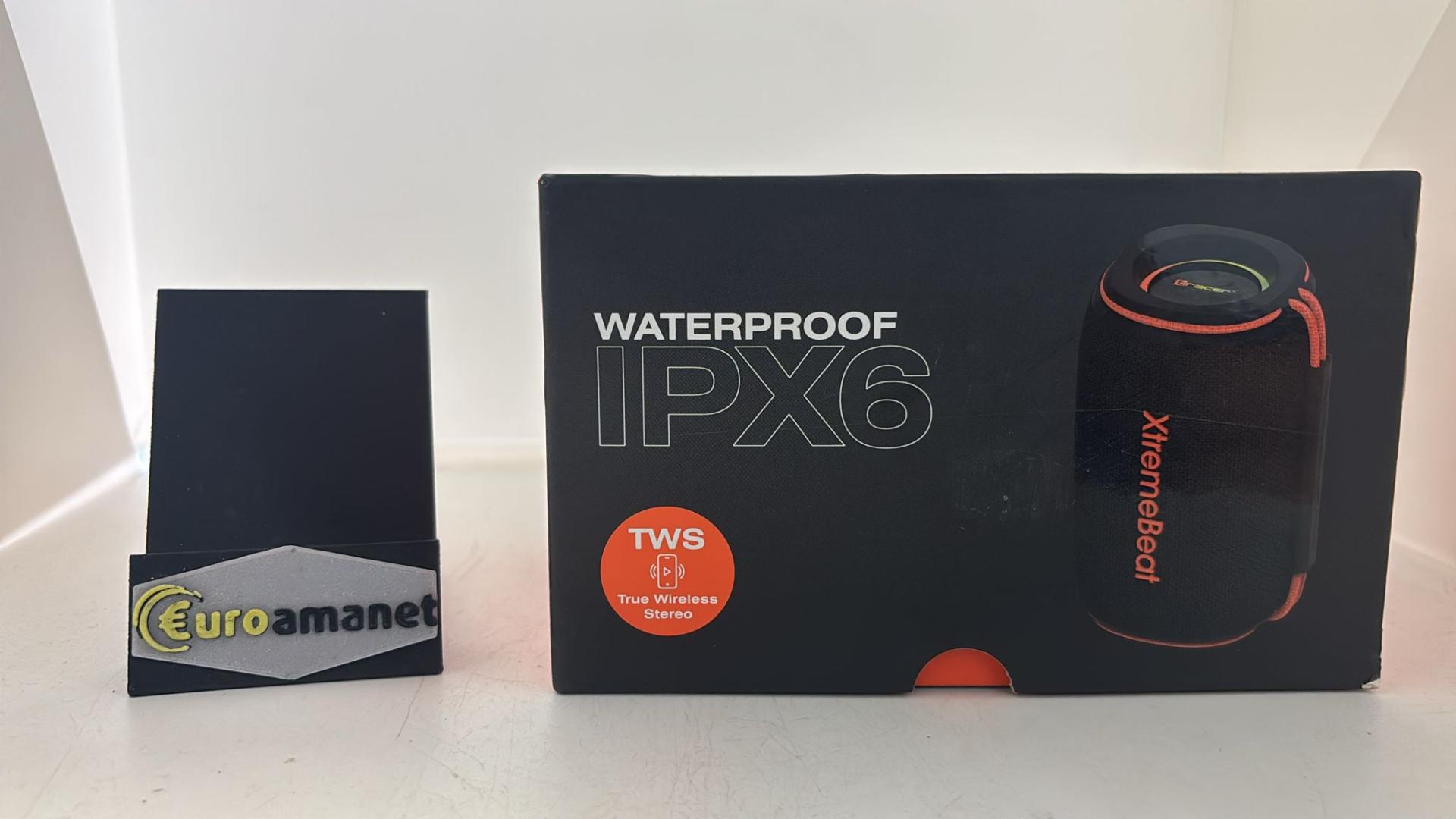 Boxa portabila Tracer XtremeBeat Pro TWS, Bluetooth, 40 W, Autonomie 8 ore, MicroSD, AUX, USB-A, IPX6, Negru