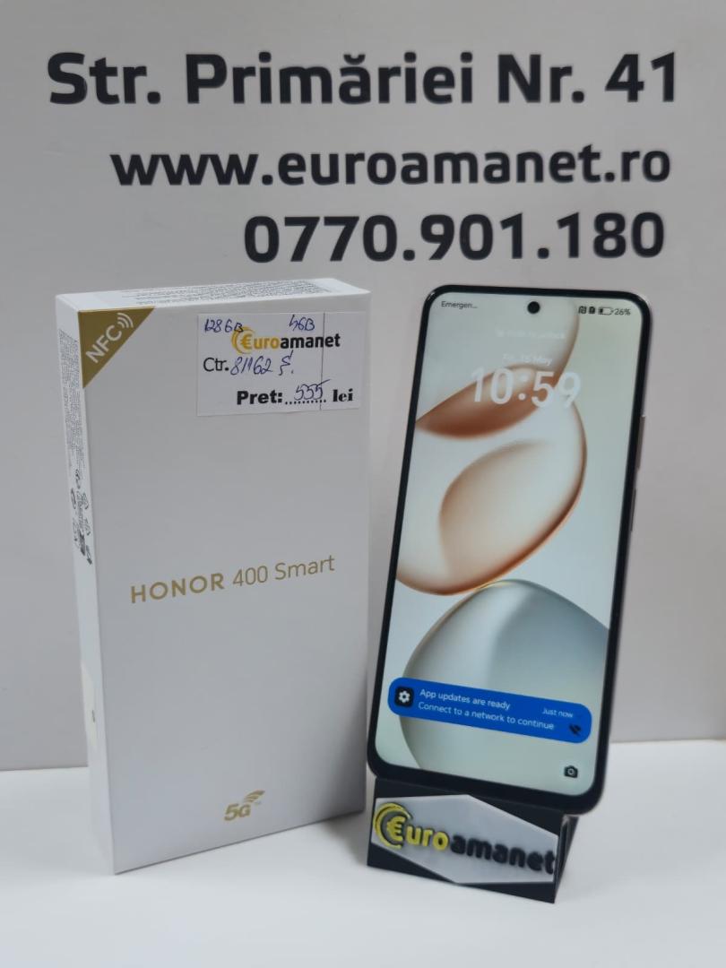 Telefon mobil Honor 400 Smart, 5G, Dual SIM, 128GB, 6GB RAM, Desert Gold