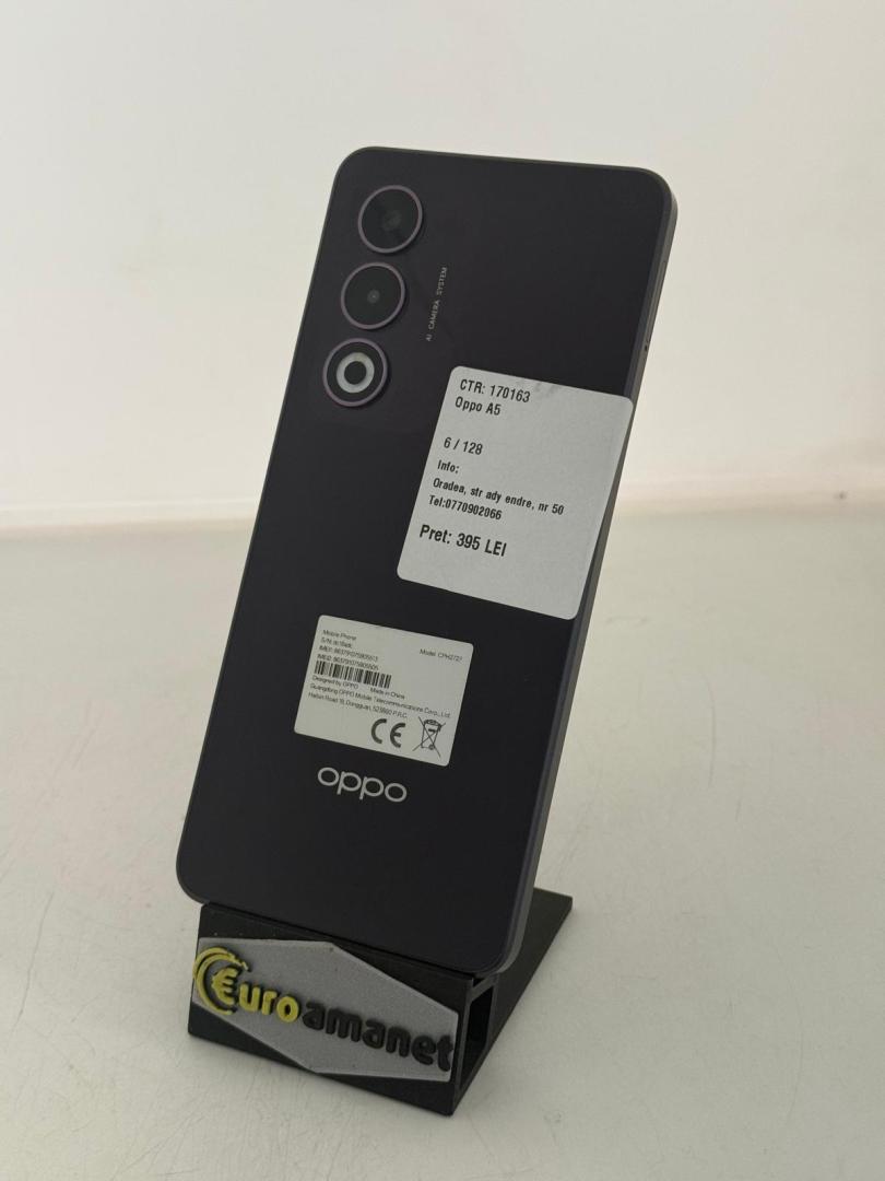 Telefon mobil OPPO A5, 128GB, 5G image 1