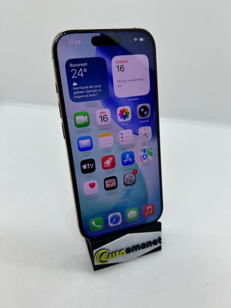 Telefon mobil Apple iPhone 16 Pro, 256GB, 5G B.91% image 2