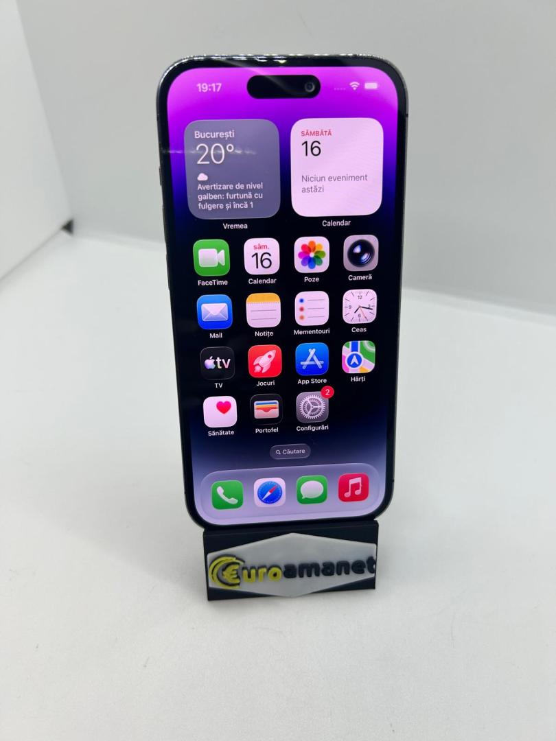Telefon mobil Apple iPhone 14 Pro, 128GB, 5G, Deep Purple image 1