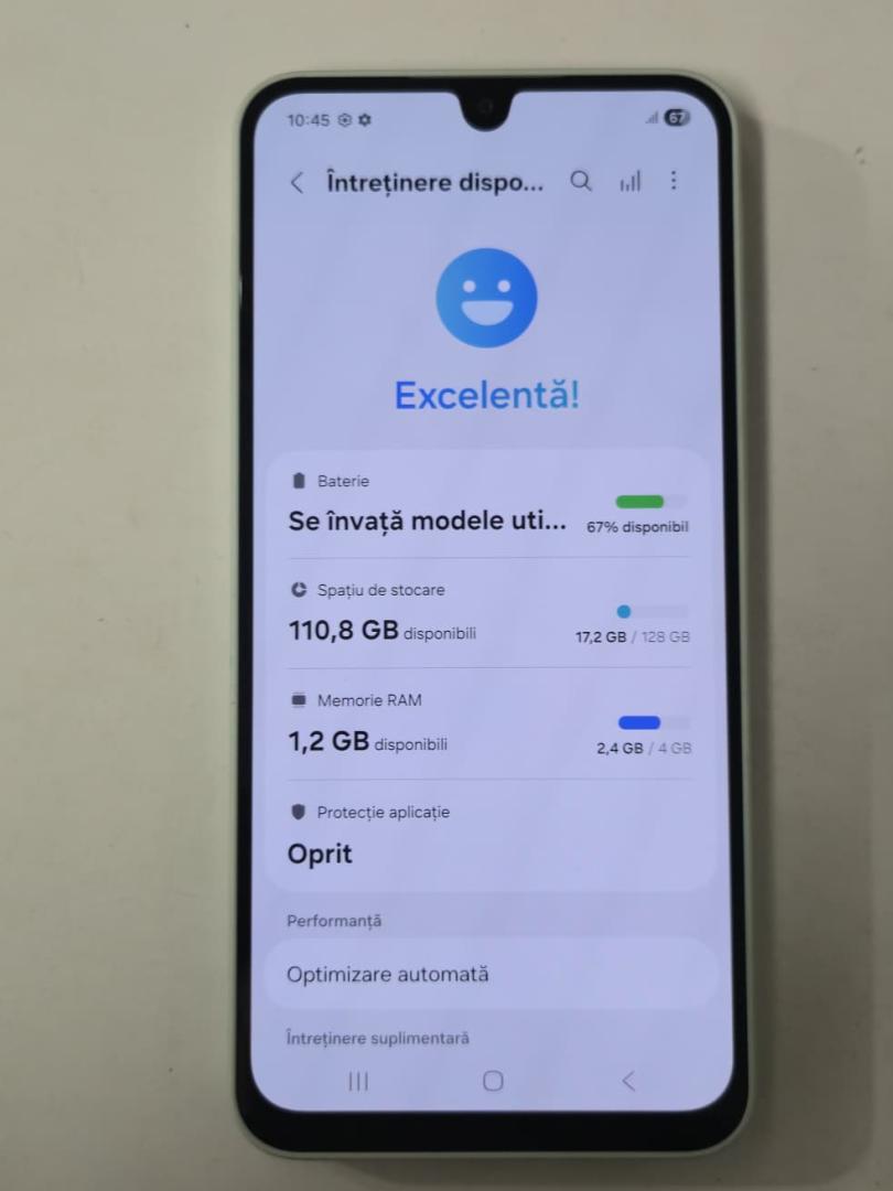 Telefon mobil Samsung Galaxy A16, Dual SIM, 4GB RAM, 128GB, 5G, Light Green image 2