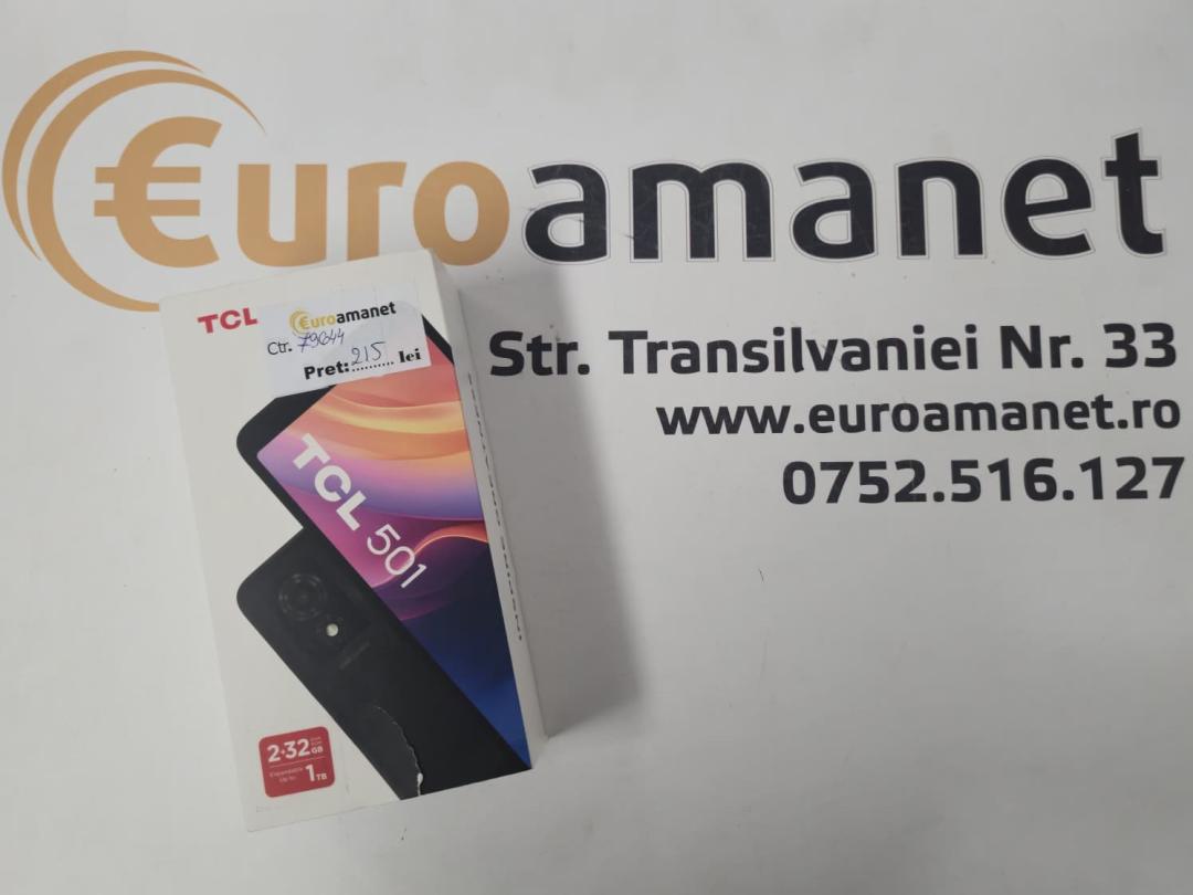 Telefon mobil TCL 501, 2GB RAM, 32GB, 4G, Prime Black