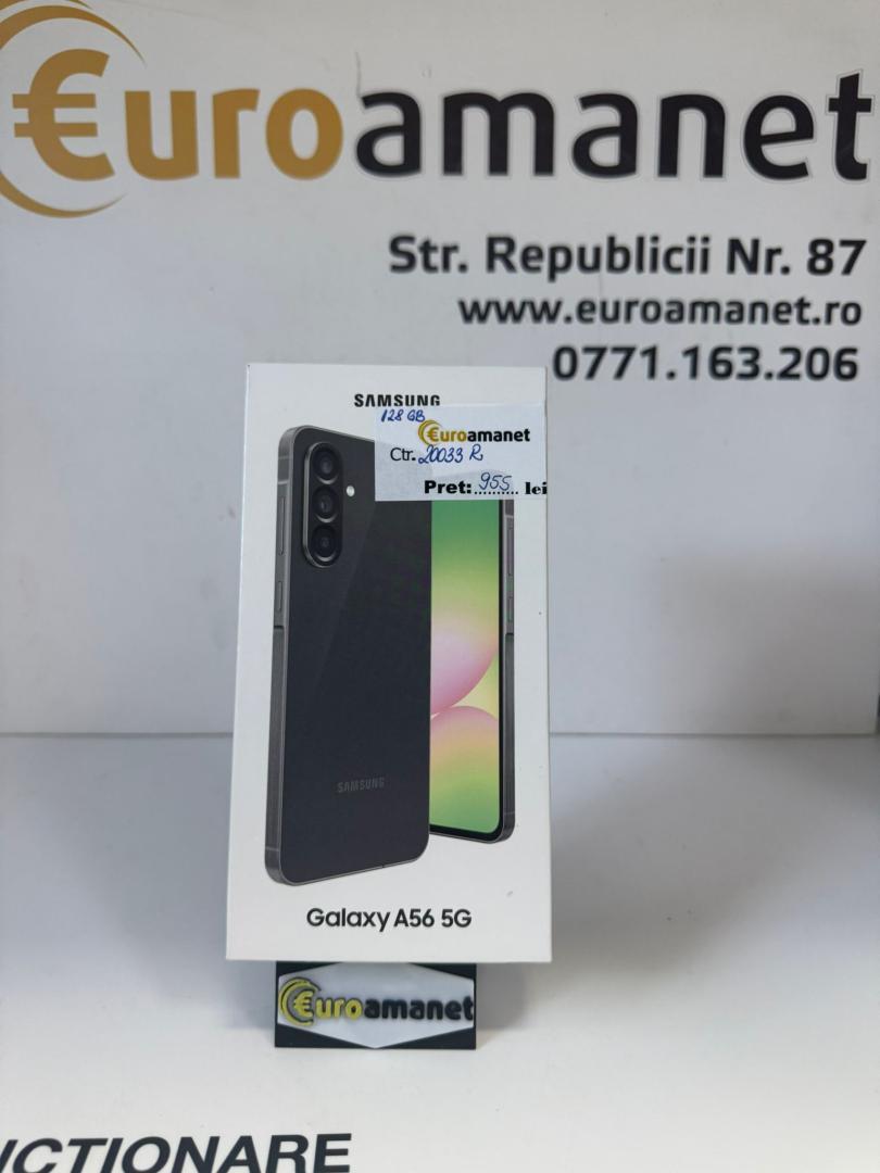Telefon mobil Samsung Galaxy A56, Dual SIM, 8GB RAM, 128GB, 5G, Awesome Graphite