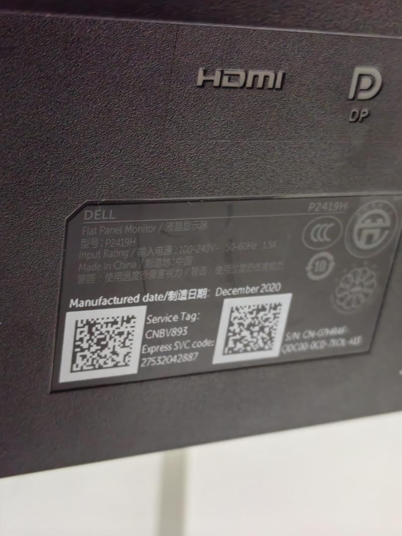 Monitor LED IPS Dell 24", Full HD image 3