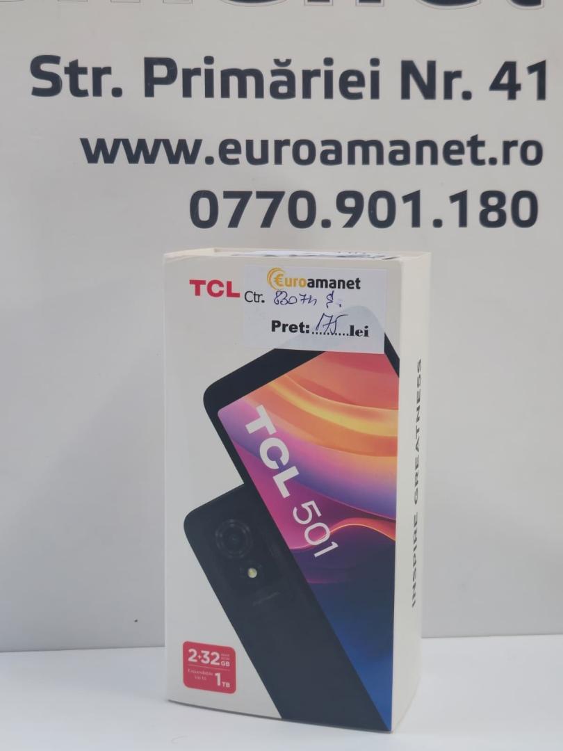 Telefon mobil TCL 501, 2GB RAM, 32GB, 4G, Prime Black