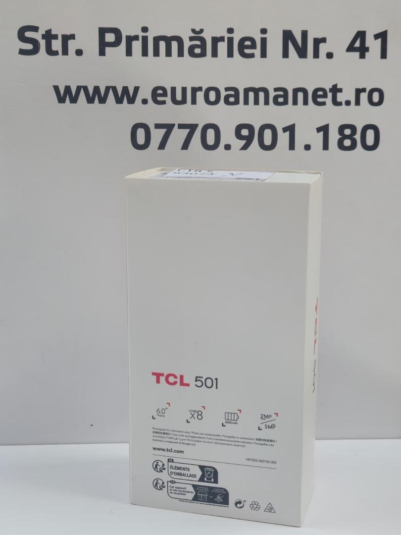 Telefon mobil TCL 501, 2GB RAM, 32GB, 4G, Prime Black image 1