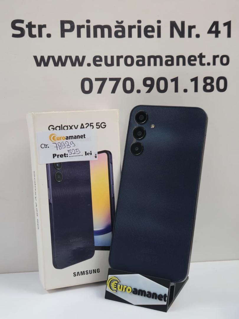 Telefon mobil Samsung Galaxy A25, Dual SIM, 6GB RAM, 128GB, 5G, Blue Black