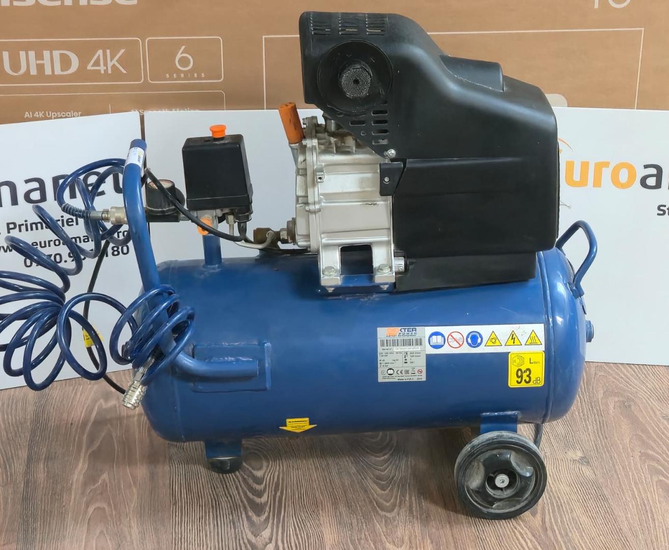 Compresor Dexter Power, 1.5 kW, rezervor 24 L, max 8 bar