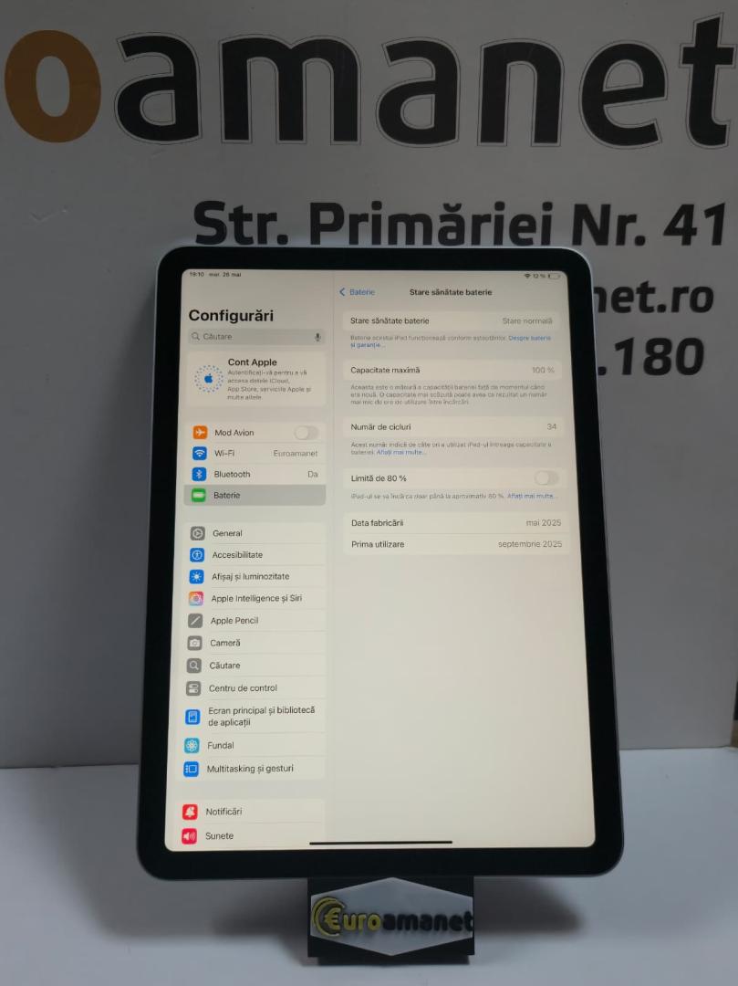 Tableta Apple iPad Air 11, M3, 128GB, Wi-Fi, Blue image 3