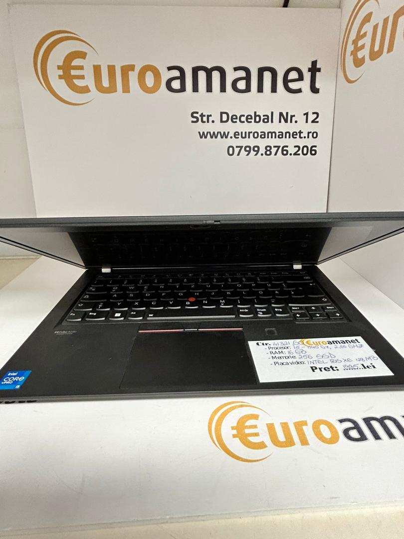 Laptop Lenovo ThinkPad T14s, Intel Core i5-1145G7 Quad-Core, 16GB RAM, 256GB SSD, Intel Iris Xe Graphics