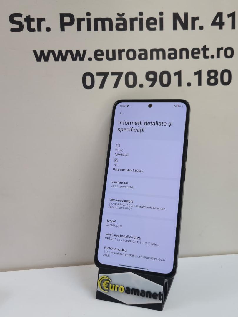 Telefon mobil Xiaomi Redmi Note 13, 8GB RAM, 256GB, Black image 3
