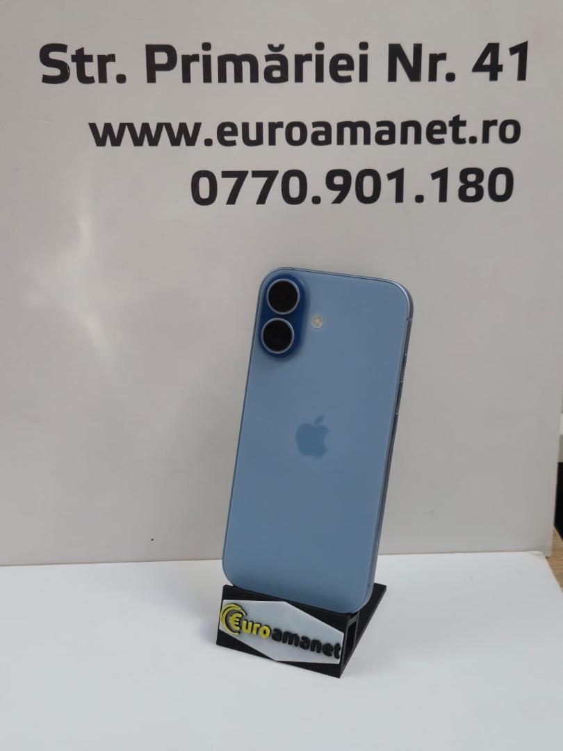 Telefon mobil Apple iPhone 17, 256GB, 5G, Mist Blue, 100% Baterie