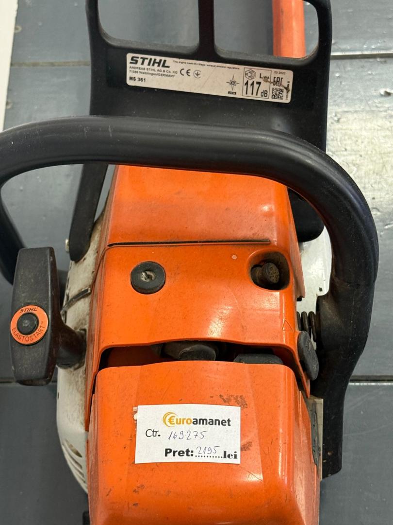 Motofierastrau cu lant (drujba) STIHL MS 361, 40 cm, 3.4 KW image 2