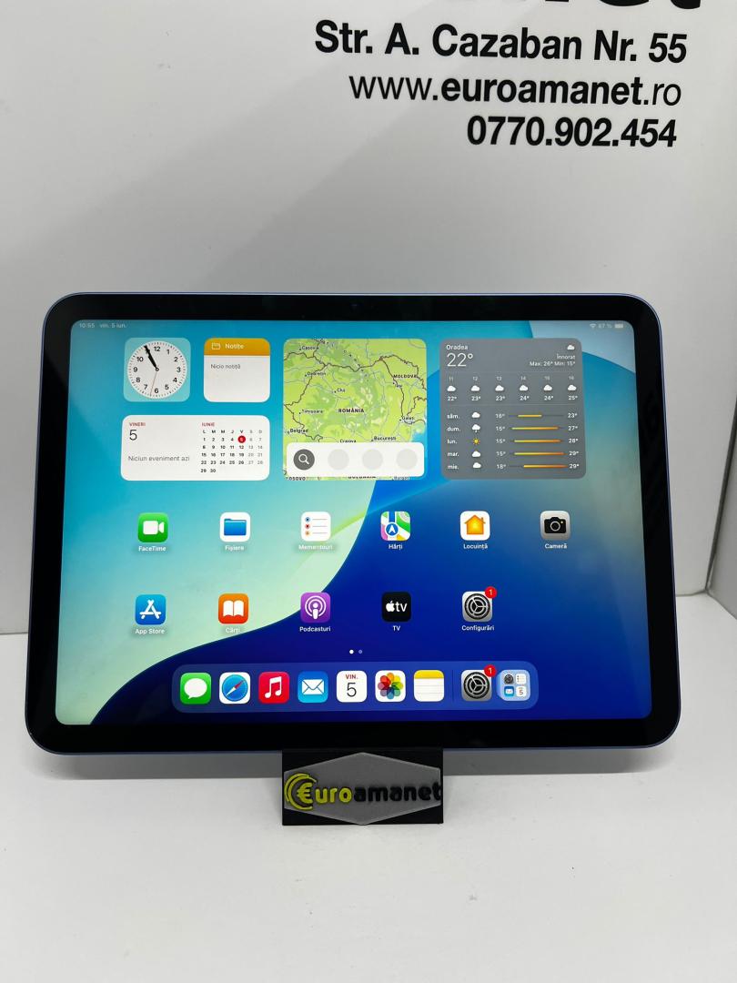 Apple iPad 10 (2022), 10.9 ", 64GB, Wifi, Blue image 1