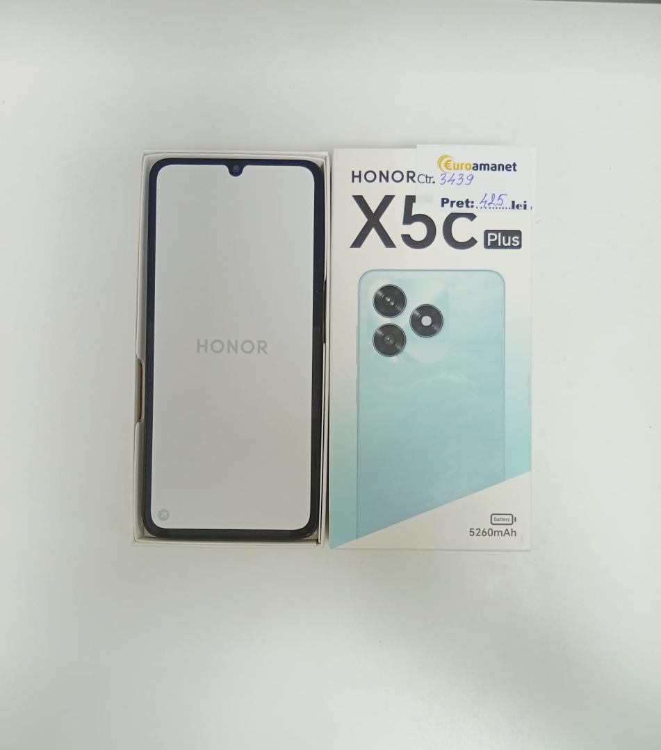 Telefon mobil Honor X5c Plus, 4GB RAM, 64GB, Midnight Black