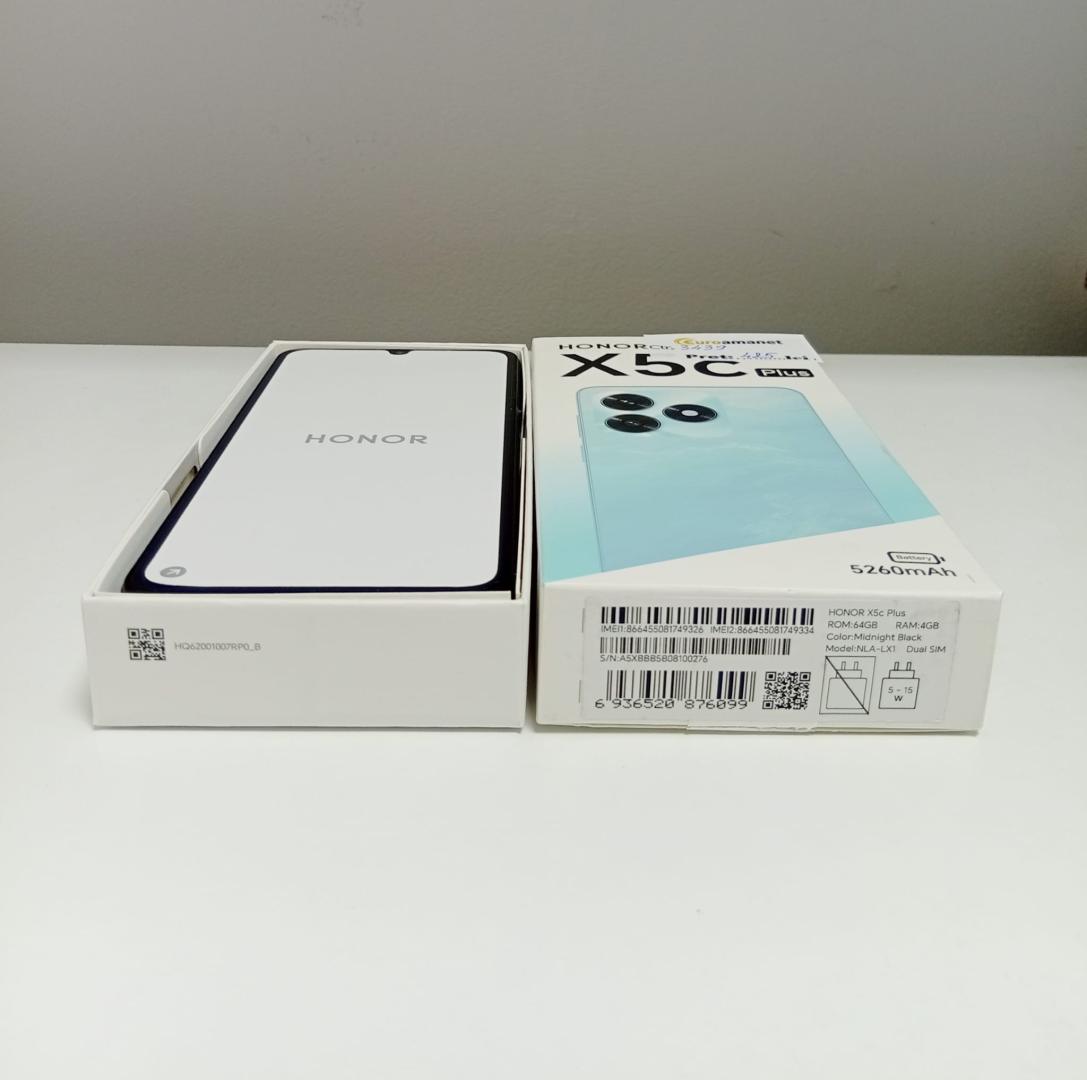 Telefon mobil Honor X5c Plus, 4GB RAM, 64GB, Midnight Black image 1