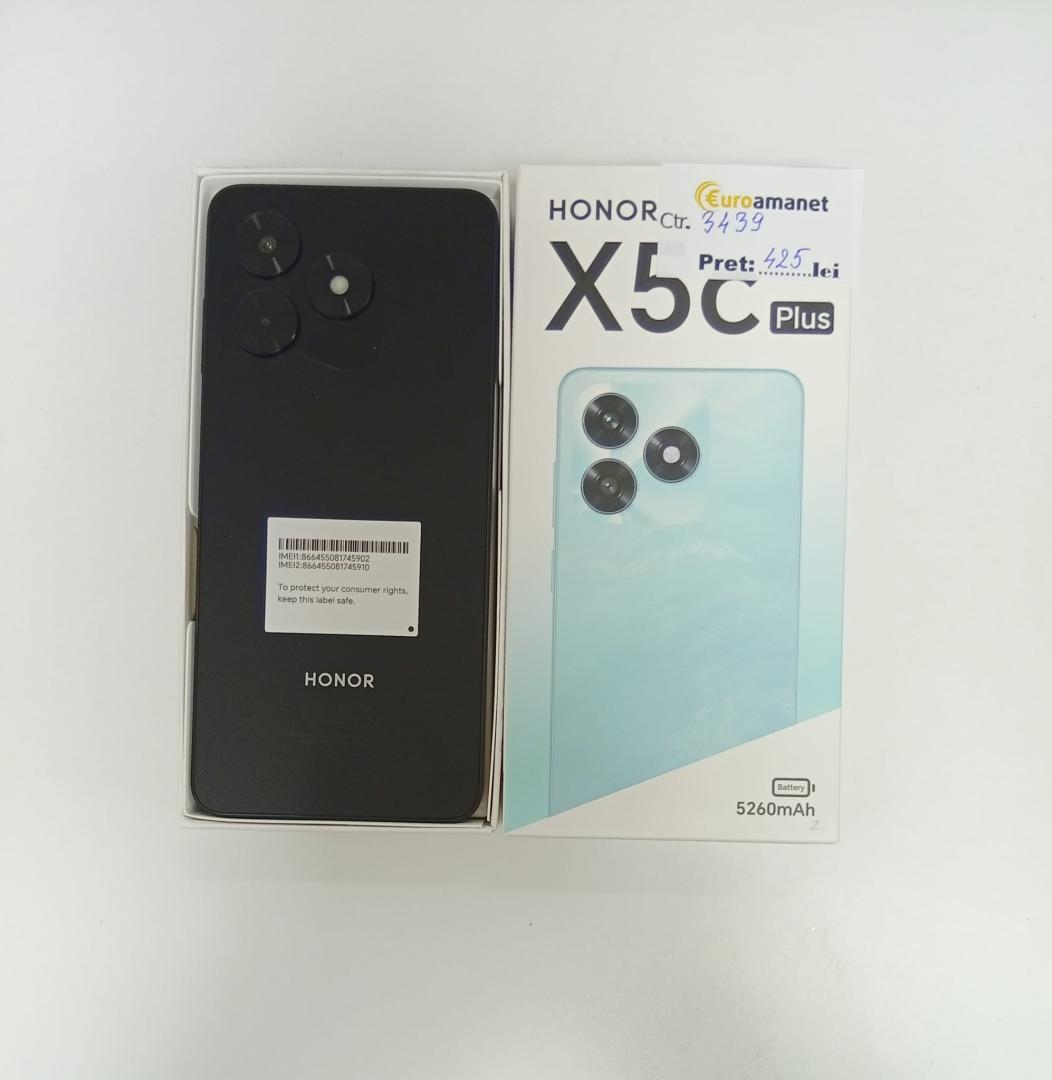 Telefon mobil Honor X5c Plus, 4GB RAM, 64GB, Midnight Black image 2