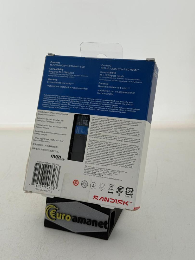 Solid State Drive (SSD) Western Digital Blue SN5100, NVMe - 2TB image 1