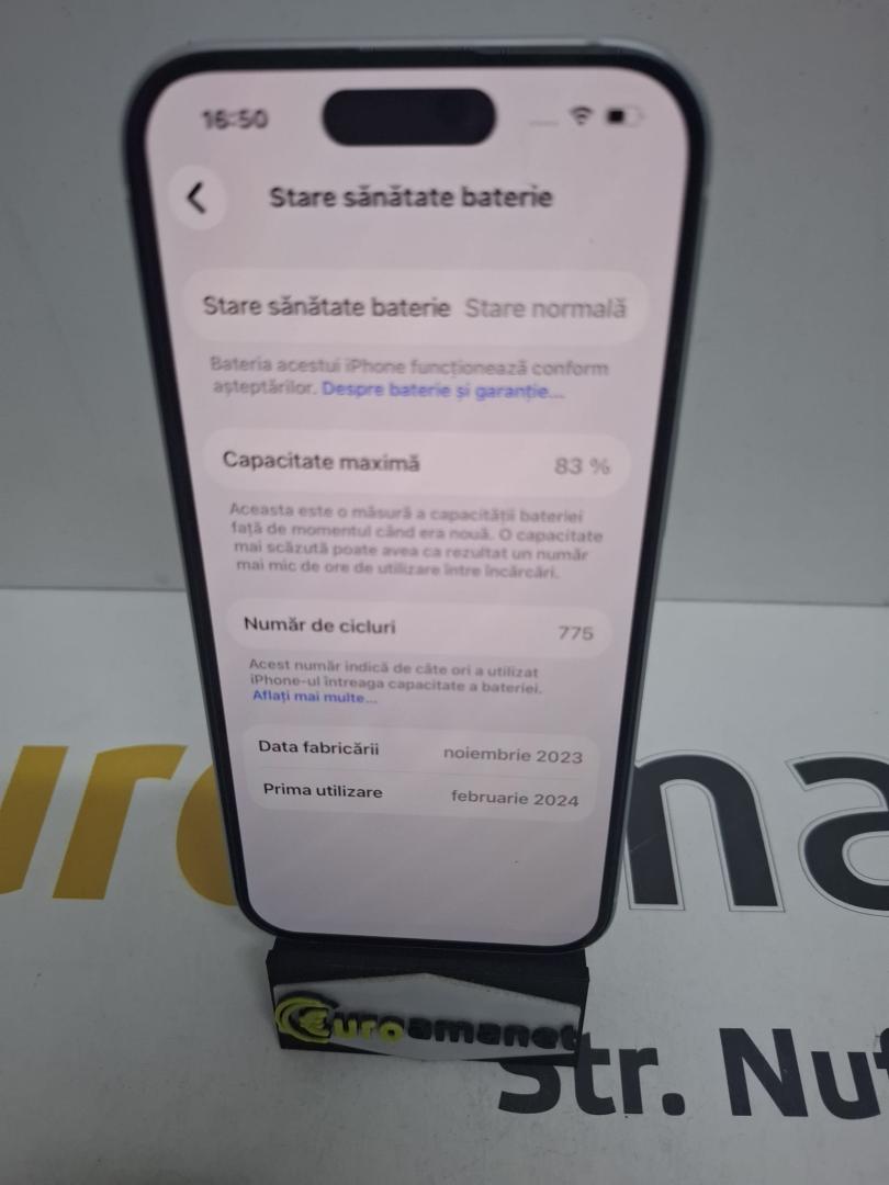 Telefon mobil Apple iPhone 15, 256GB image 1
