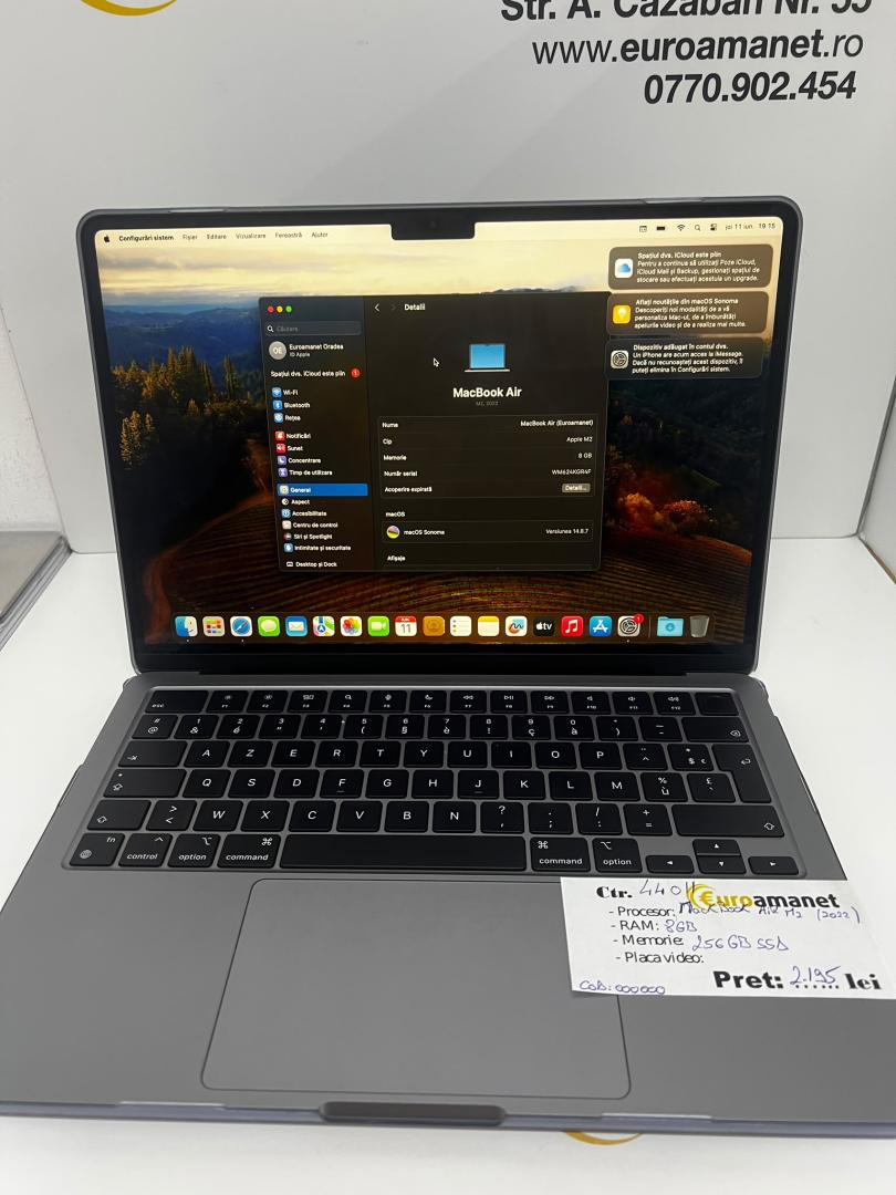 Laptop Apple MacBook Air 13" (2022), Apple M2 image 1