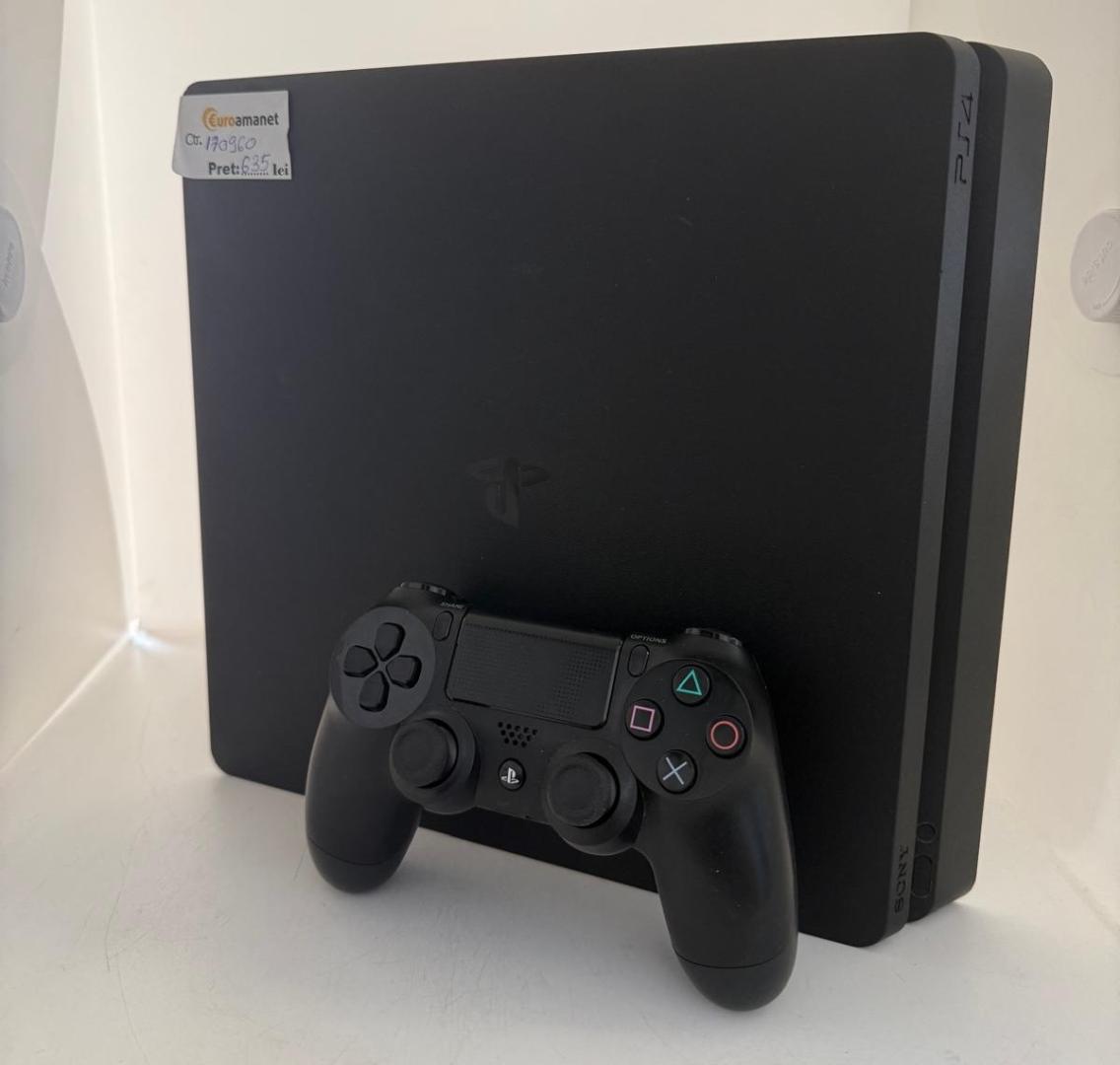 Consola Sony Playstation 4 Slim (PS4), 500 GB, Neagra