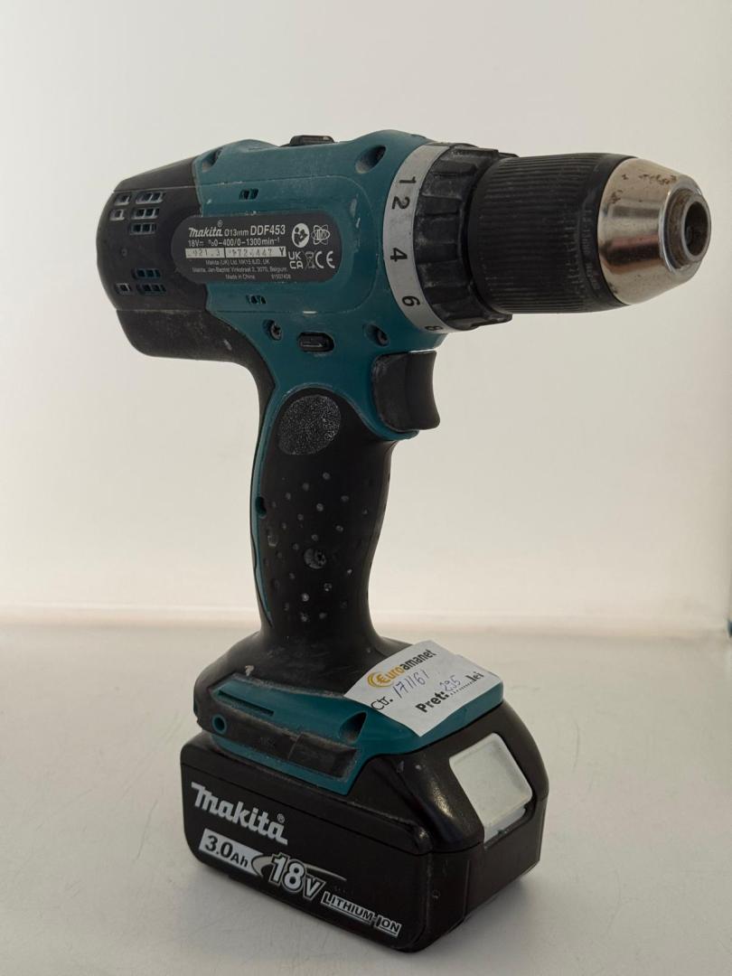 Masina de gaurit si insurubat, Makita, DDF453, 2 viteze, 42 Nm, 18V, cu acumulator image 1