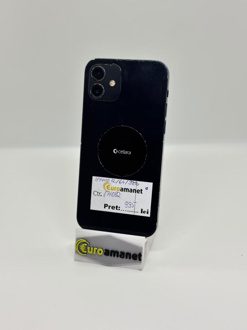 Telefon mobil Apple iPhone 12, 64GB, Baterie 98%