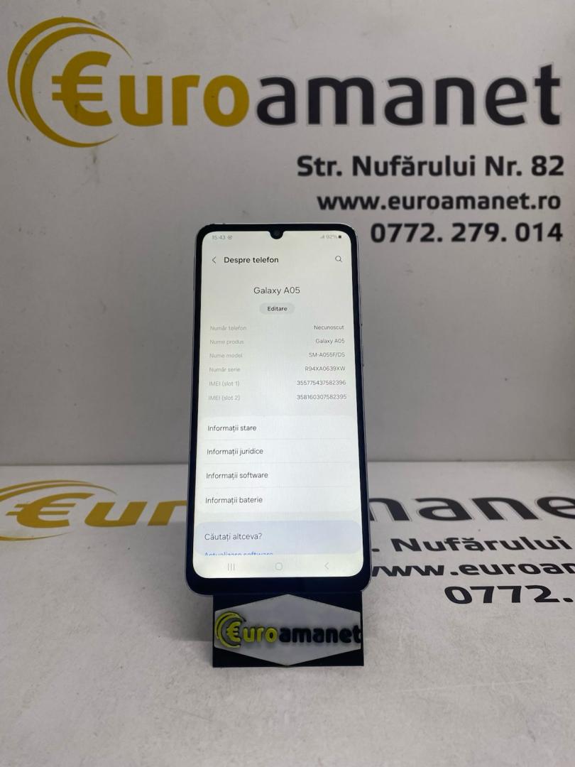Telefon mobil Samsung Galaxy A05, 64GB, 4GB RAM image 2