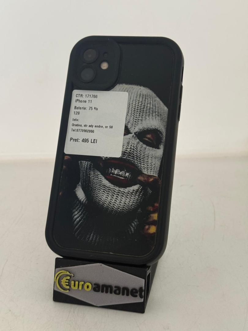 Telefon mobil Apple iPhone 11, 128GB, Black image 1