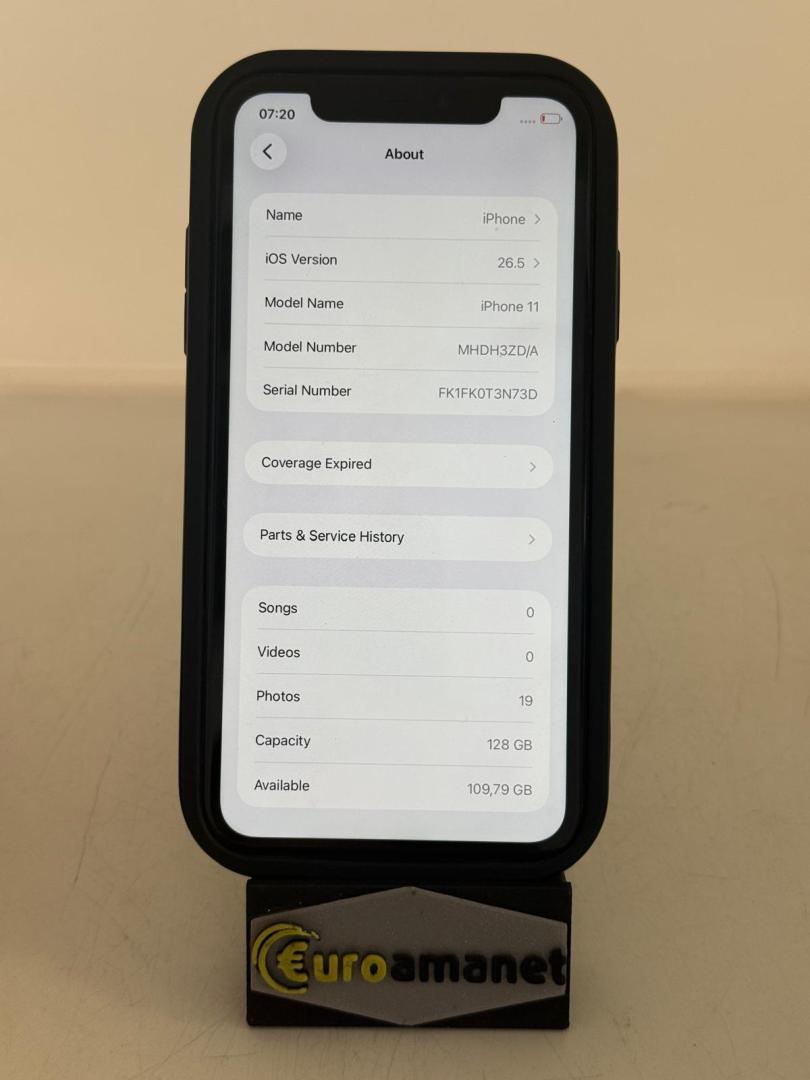 Telefon mobil Apple iPhone 11, 128GB, Black image 4
