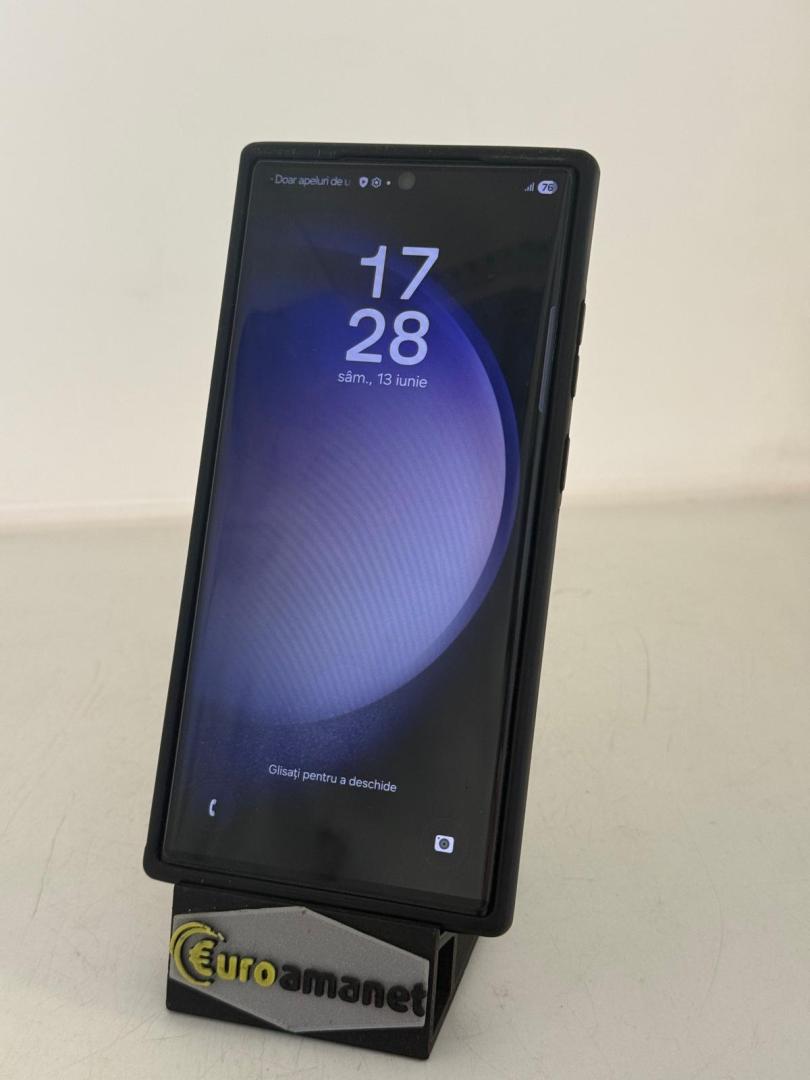 Telefon mobil Samsung Galaxy S23 Ultra, Dual SIM, 512GB, 12GB RAM, 5G, Phantom Black