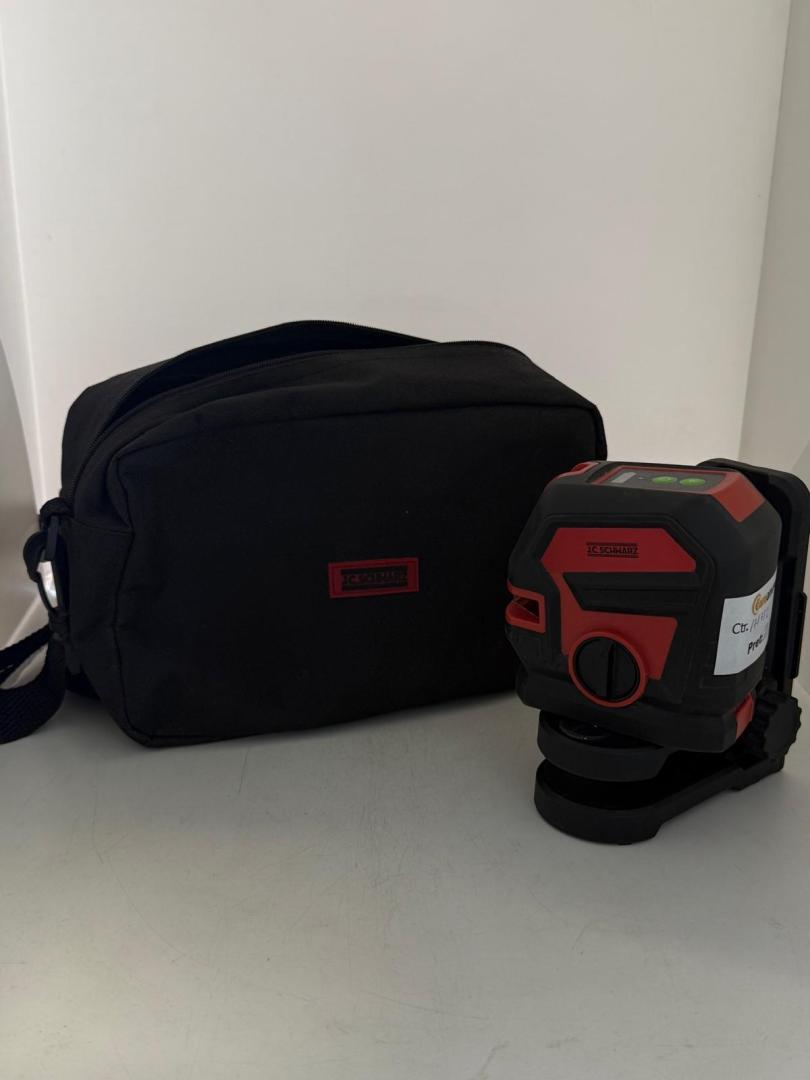Nivelă laser JC Schwarz Profesional, linii în cruce 25m