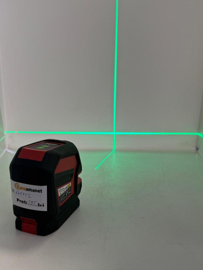 Nivelă laser JC Schwarz Profesional, linii în cruce 25m image 2