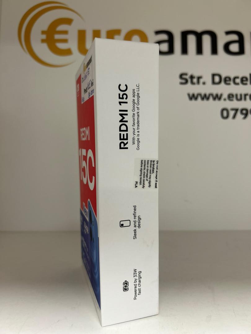 Telefon mobil Redmi 15C Negru Miezul Nopții 8/256GB image 4
