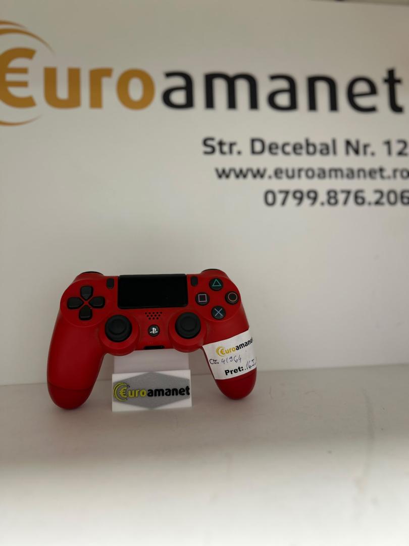 Controller Sony DualShock 4 v2 pentru Playstation 4 (PS4), Magma Red