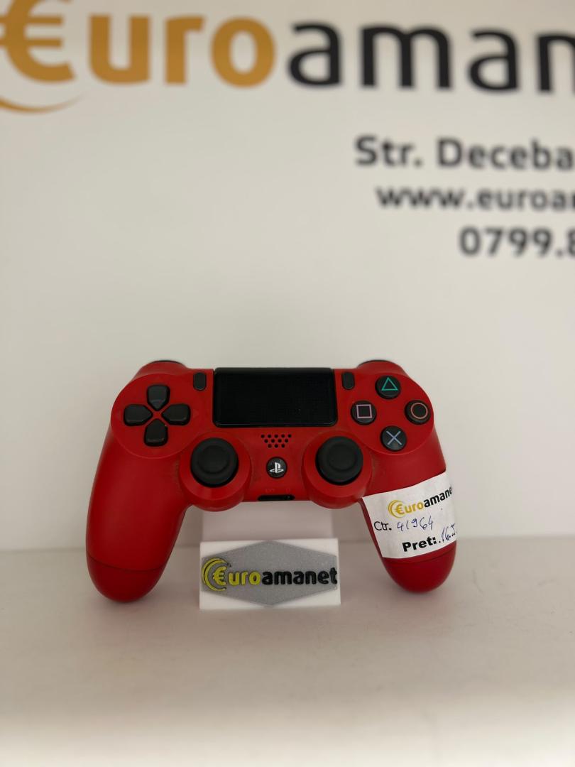 Controller Sony DualShock 4 v2 pentru Playstation 4 (PS4), Magma Red image 1