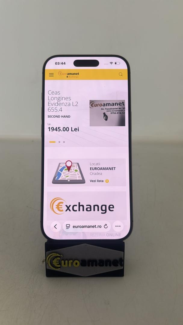 Telefon mobil Apple iPhone 16 Pro, 256GB, 5G / 91 % Bat