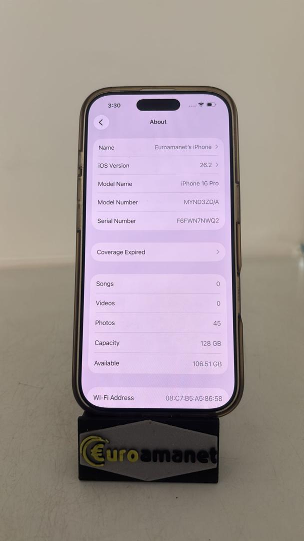Telefon mobil Apple iPhone 16 Pro, 128GB, 5G image 1