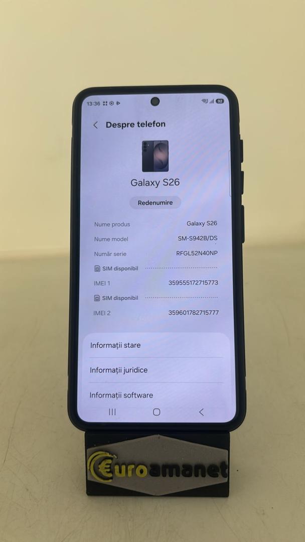 Telefon mobil Samsung Galaxy S26, Dual SIM, 12GB RAM, 256GB, 5G image 1