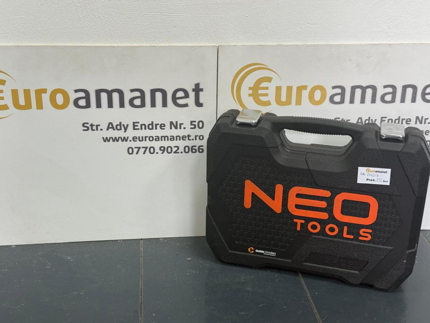 Set chei tubulare 1/4", 1/2", 86 de piese NEO TOOLS