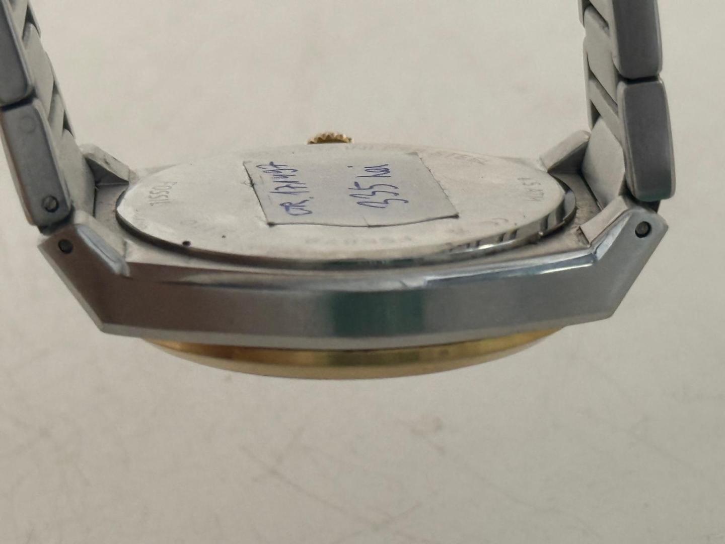 Ceas barbatesc Fossil FS5879 Quartz Argintiu, Auriu image 3