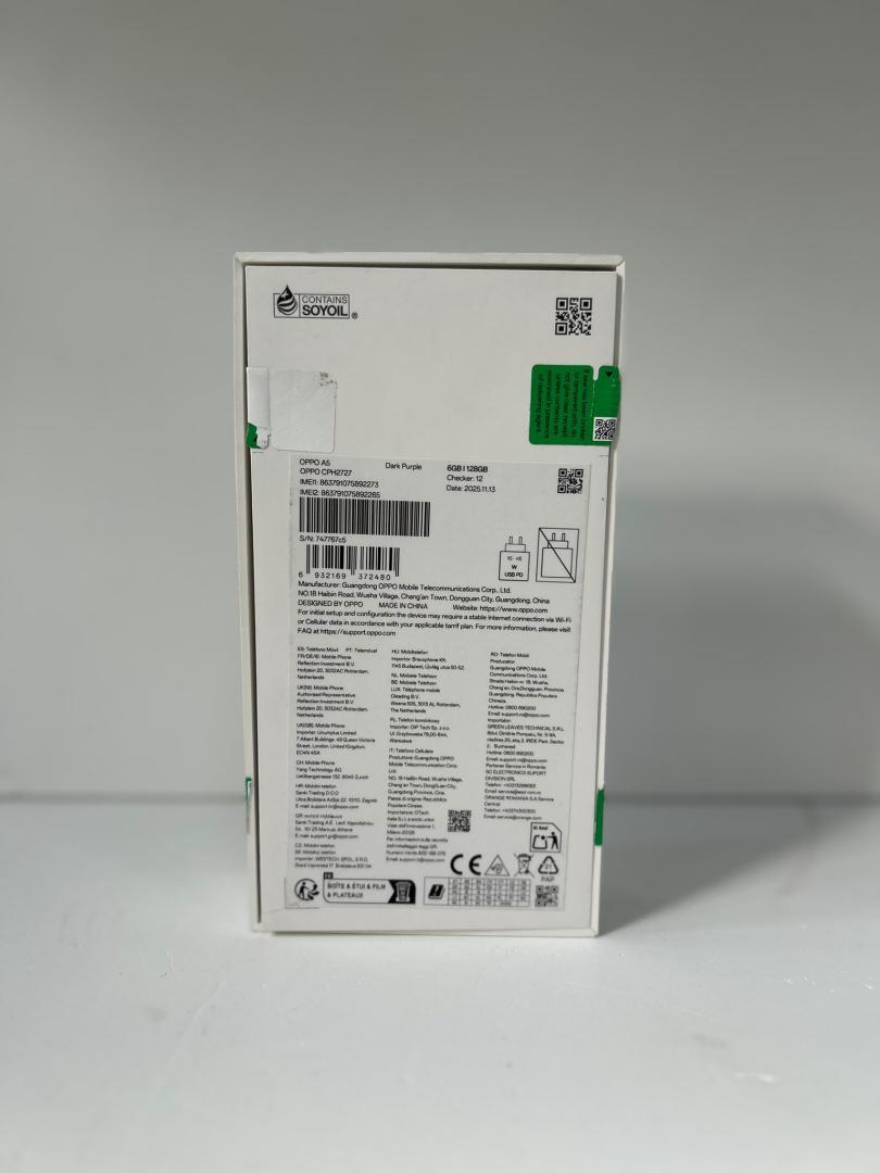 Telefon OPPO A5 4G, 128GB, 6GB RAM image 1