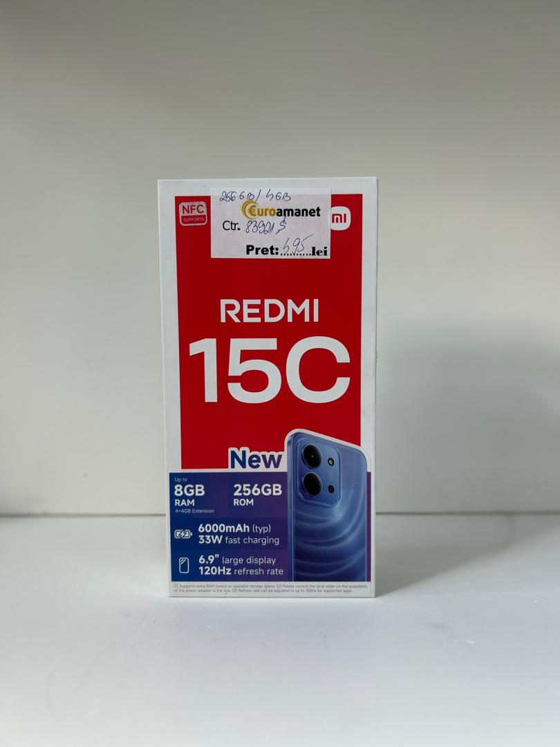 Telefon mobil Xiaomi Redmi 15C, 4GB RAM, 256GB