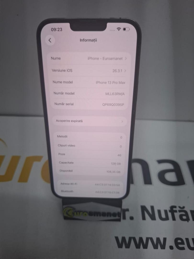 Telefon mobil Apple iPhone 13 Pro Max, 128gb image 3