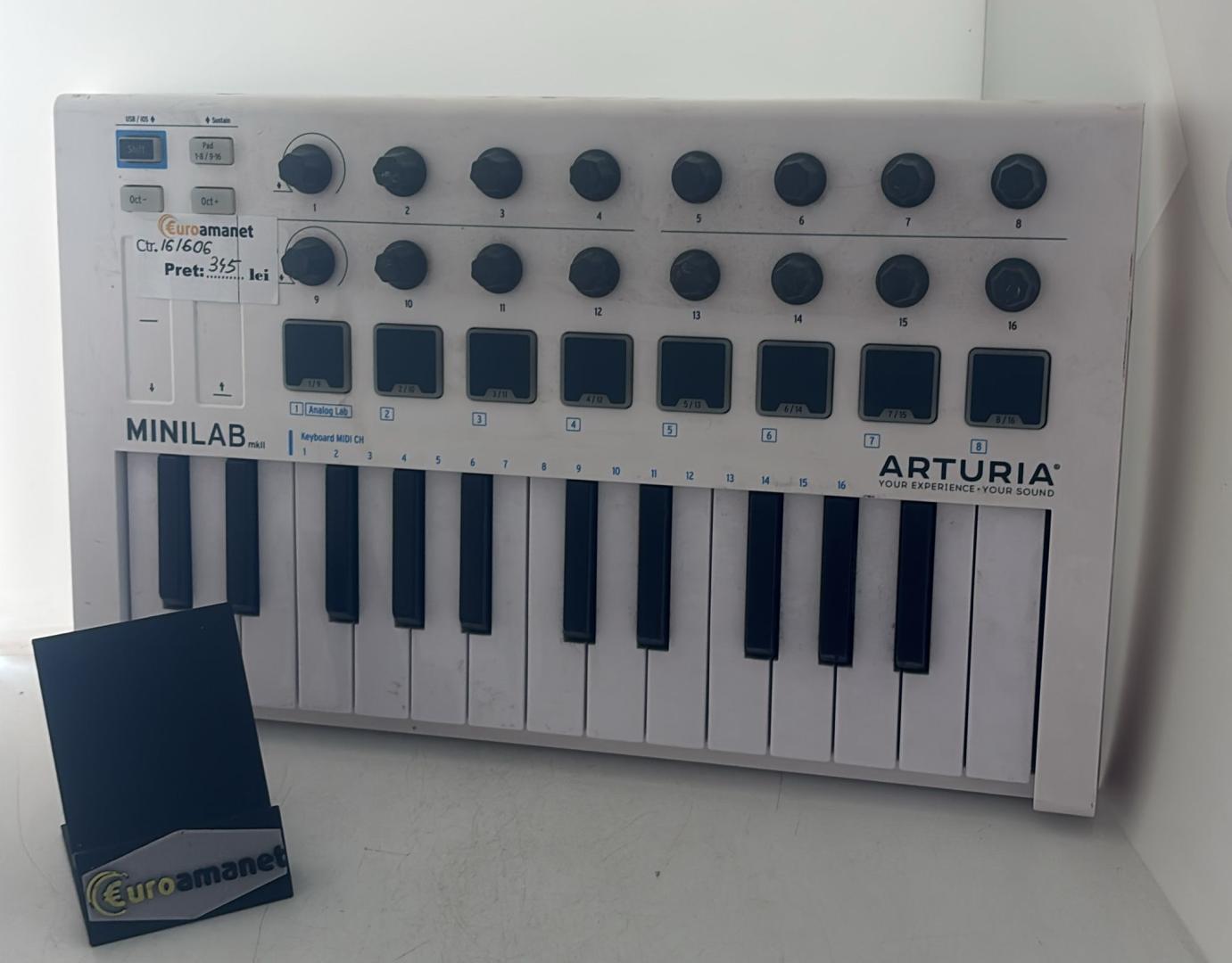 Controller Midi cu claviatura Arturia Minilab MKII
