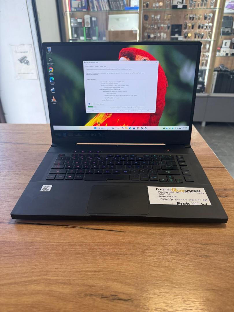 Laptop Asus ROG Zephyrus - Core i7, RTX 2070 Super