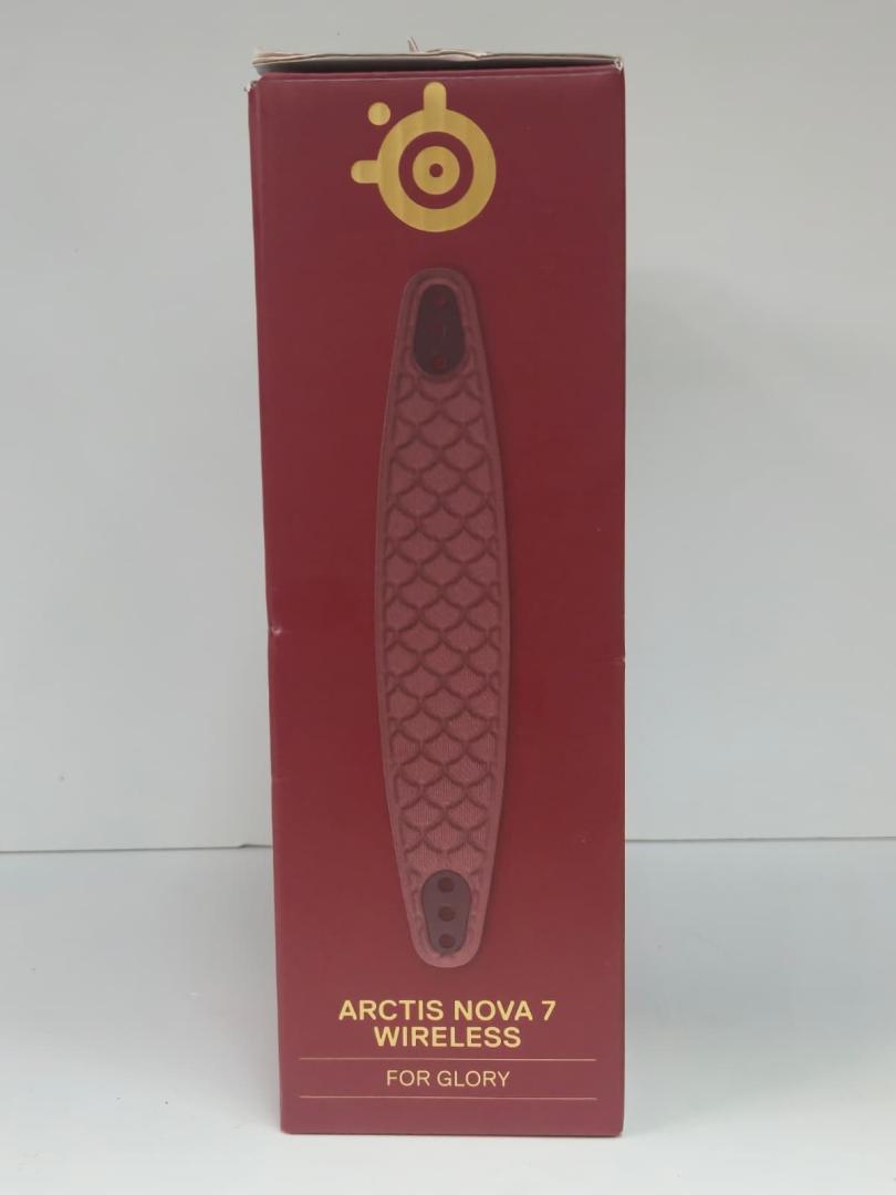 Casti Gaming Wireless SteelSeries Arctis Nova 7 Dragon Edition Over-Ear Bluetooth Rosu image 3