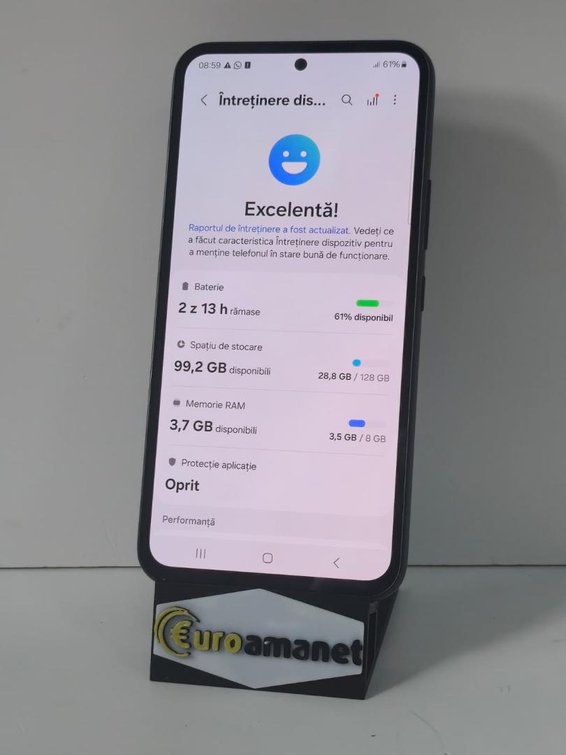 Telefon mobil Samsung Galaxy A54, Dual SIM, 8GB RAM, 128GB, 5G, Awesome Graphite image 3