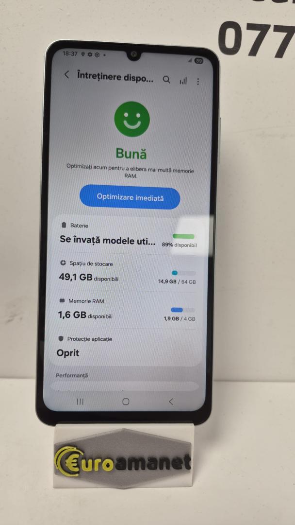 Telefon mobil Samsung Galaxy A06, 64GB, 4GB RAM, 4G, Light Blue image 5
